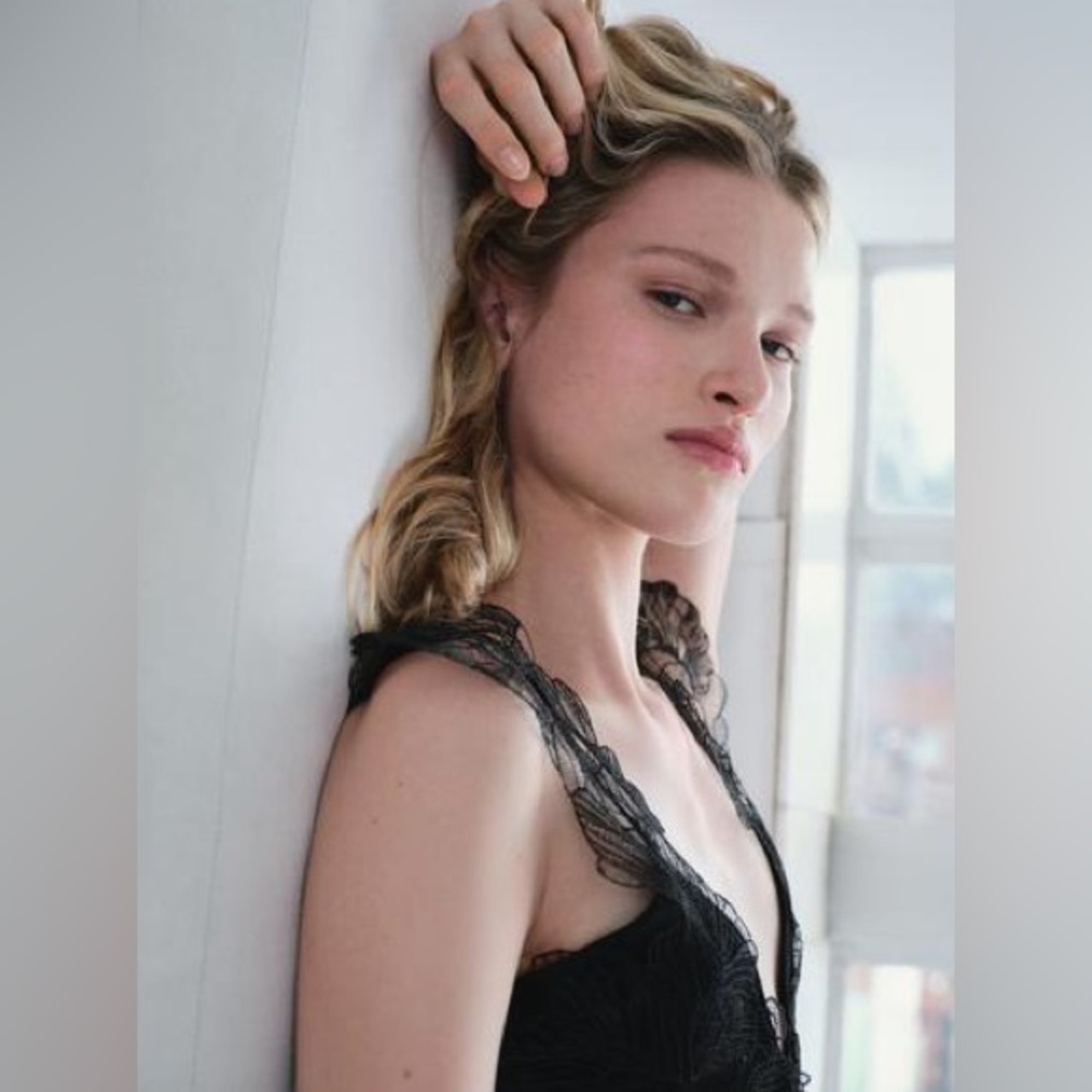 ZARA LACE LINGERIE STYLE DRESS ZW COLLECTION - Picture 5 of 13